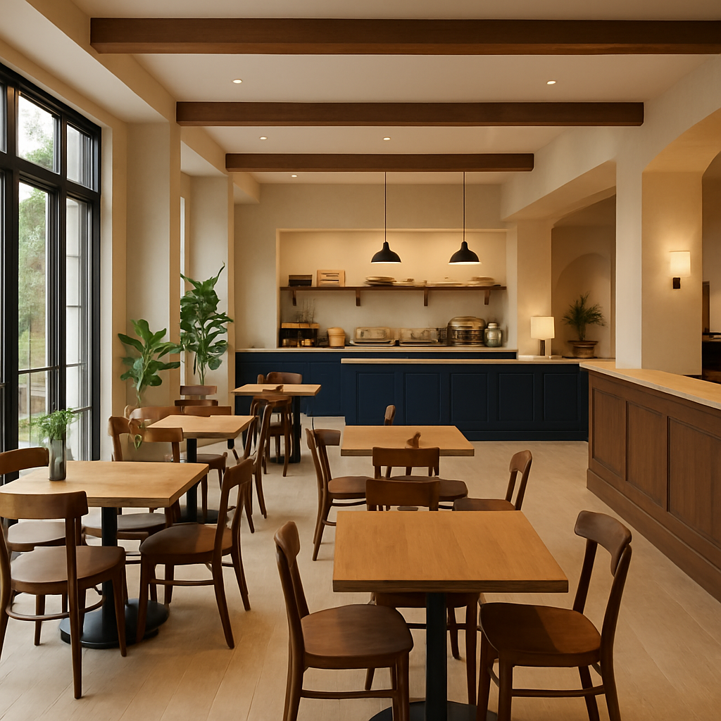 Área común y desayunador del Apart Hotel Belgrano